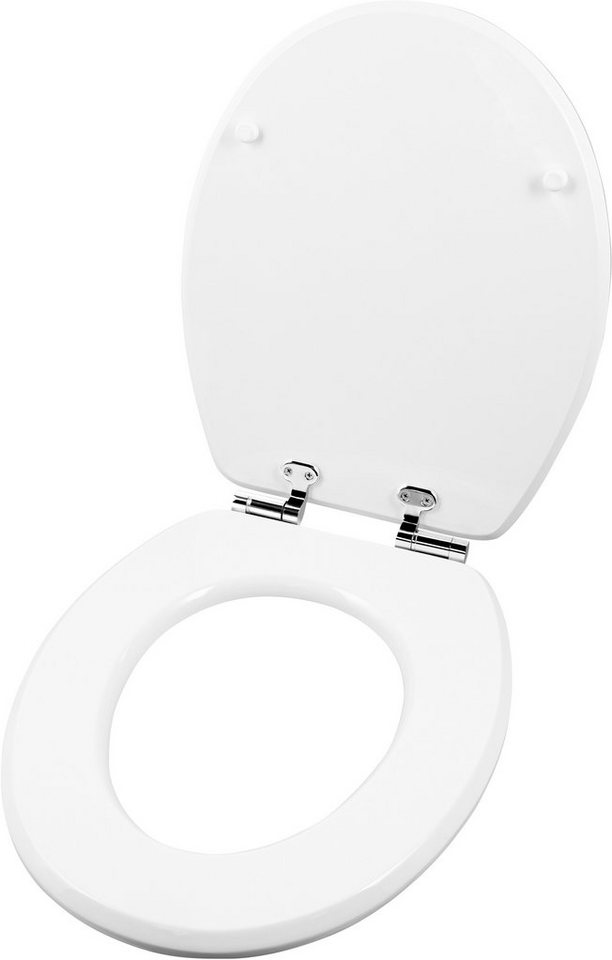 CORNAT WC-Sitz Steel, mit silberfarbener Edelstahlkante – Bild 3 von 5