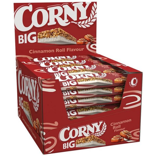 CORNY Riegel BIG Cinnamon Roll Flavour, 24 Müsliriegel