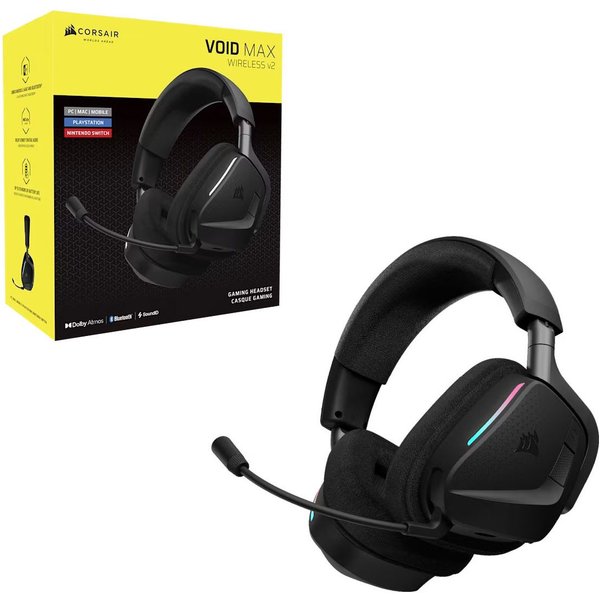 Corsair VOID v2 MAX Gaming-Headset (Rauschunterdrückung, Bluetooth)