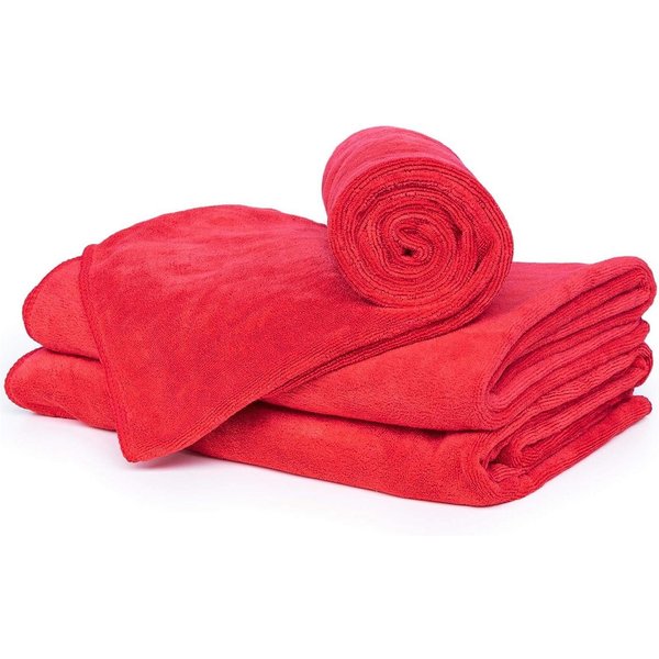 cosey Handtuch - Flauschiges Mikrofaser-Handtuch Set, Handtuch-Set 3 teilig