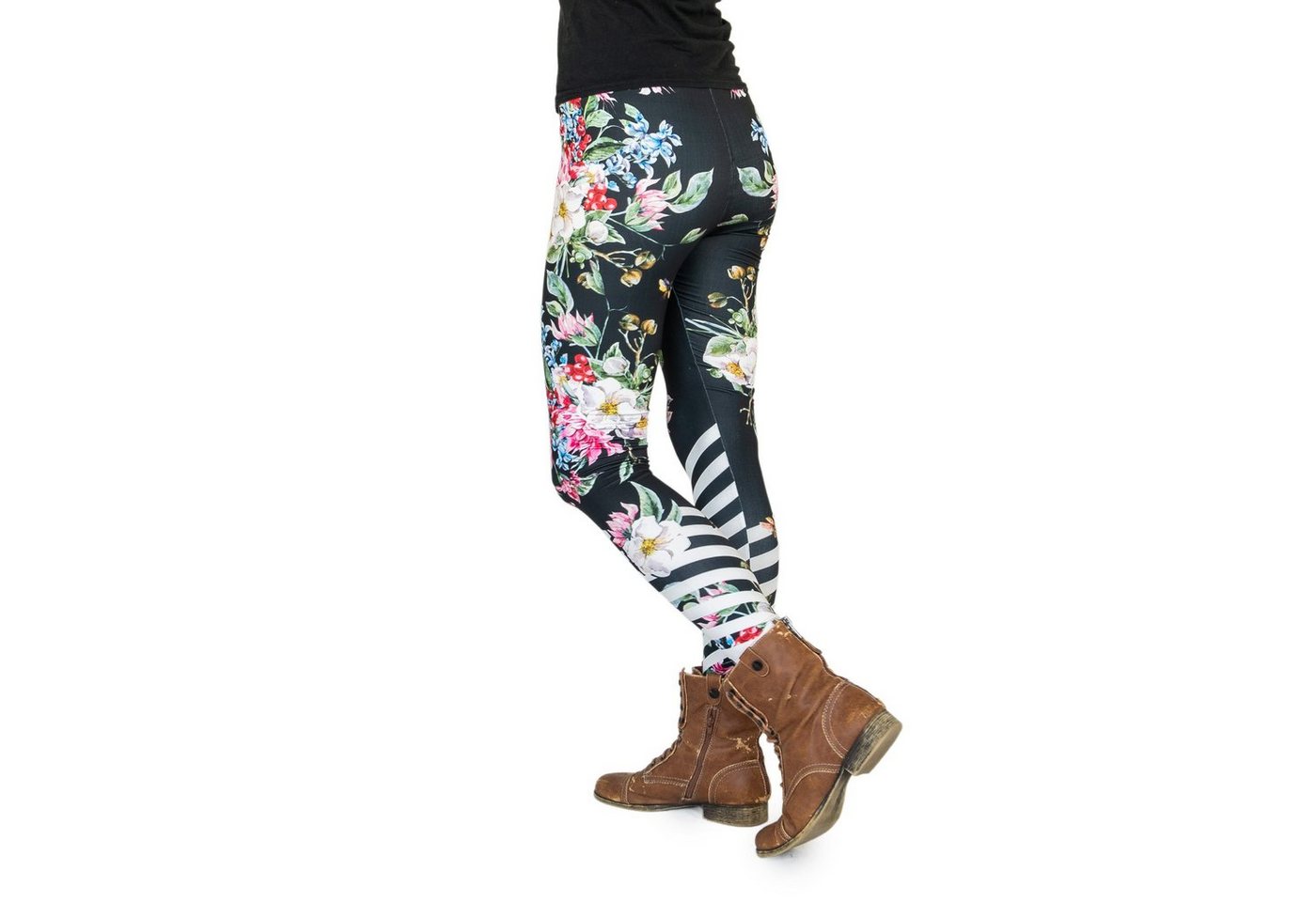 cosey Leggings Flower Line Leggings (Einheitsgröße) – Bild 2 von 5