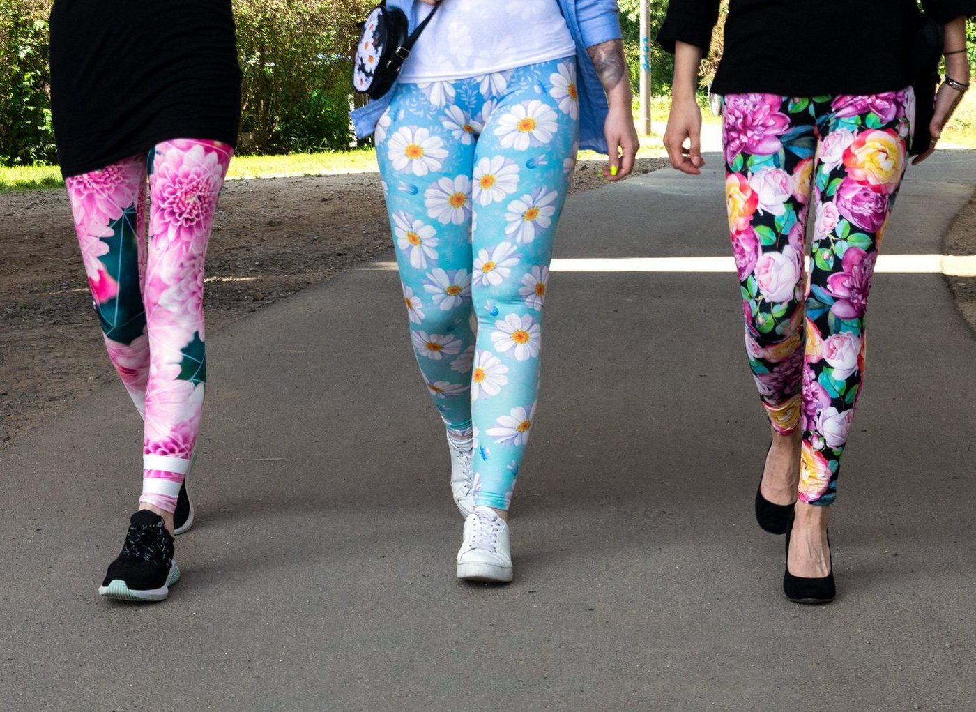 cosey Leggings Flower Line Leggings (Einheitsgröße) – Bild 5 von 5