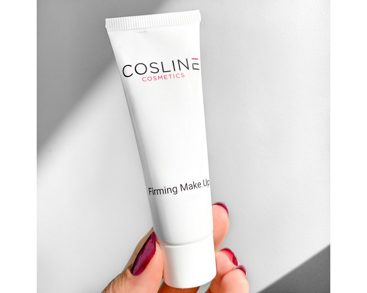 Cosline Cosmetics Foundation Firming Make-Up, Hauttonanpassend, pflegend, natürliches Finish, faltenausgleichend – Bild 5 von 5
