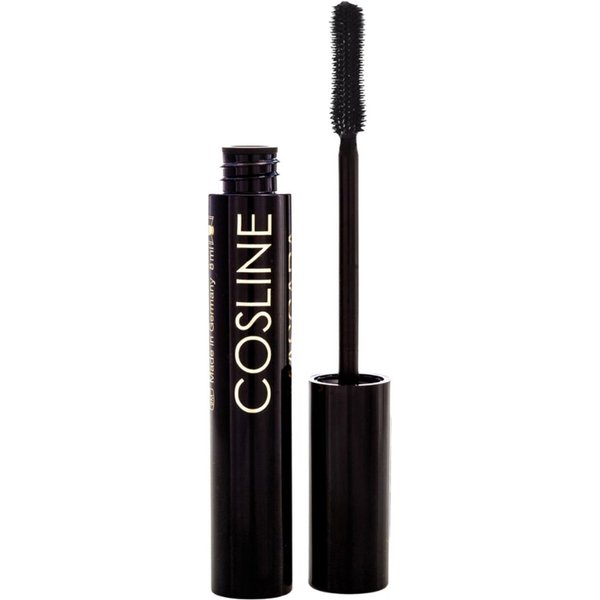 Cosline Cosmetics Mascara Rubber Brush, innovative Bürste, perfekt getrennte Wimpern, tiefschwarze Pigmente