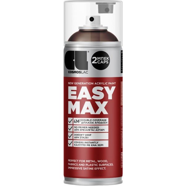 COSMOS LAC Sprühflasche EASYMAX Sprühlack matt mit extrem hoher Deckkraft in vielen versch. Farben - Spraydosen Sprühfarbe DIY Lack Acryllack Spray Paint Farbsp
