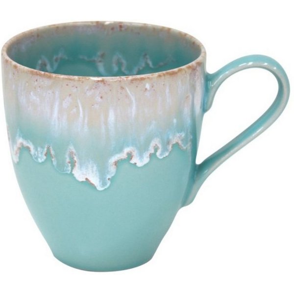 Costa Nova Tasse Taormina Aqua, Tasse mit Henkel, Casafina, 1-tlg., Keramik