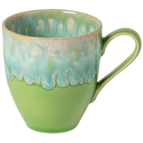 Costa Nova Tasse Taormina Lime Green, Tasse mit Henkel, Casafina, 1-tlg., Keramik
