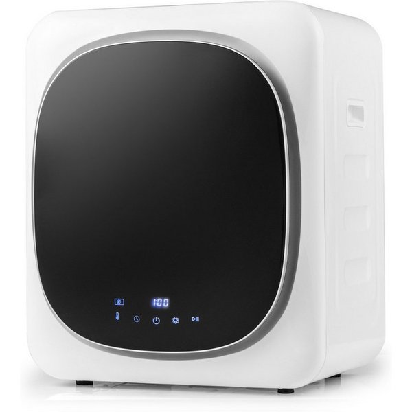 COSTWAY Ablufttrockner FP10757DE/GDZ40-188G, 800W, mit 4 Temperatur & 6 Timer, LED Touchscreen