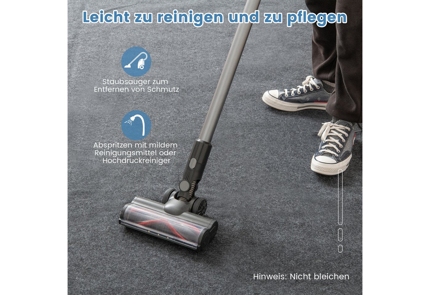 COSTWAY Antirutschmatte, rutschfest wasserdicht wiederverwendbar 180x150cm – Bild 5 von 5