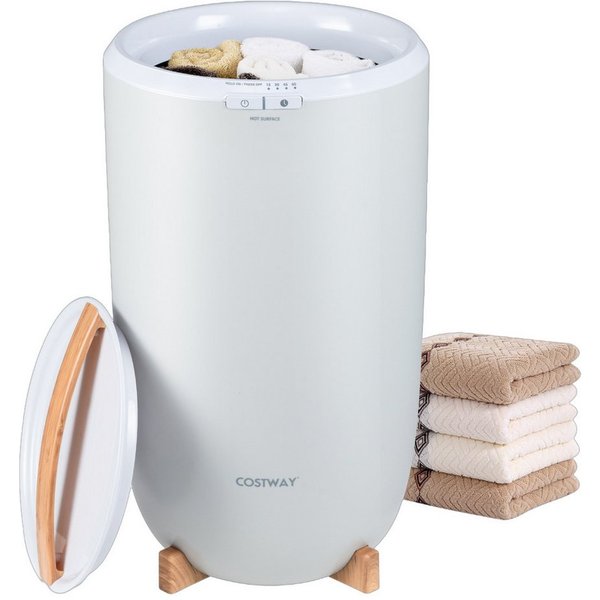 COSTWAY Badheizkörper, 20L Handtuchwärmer, Deckenwärmer mit Timer, 140°C