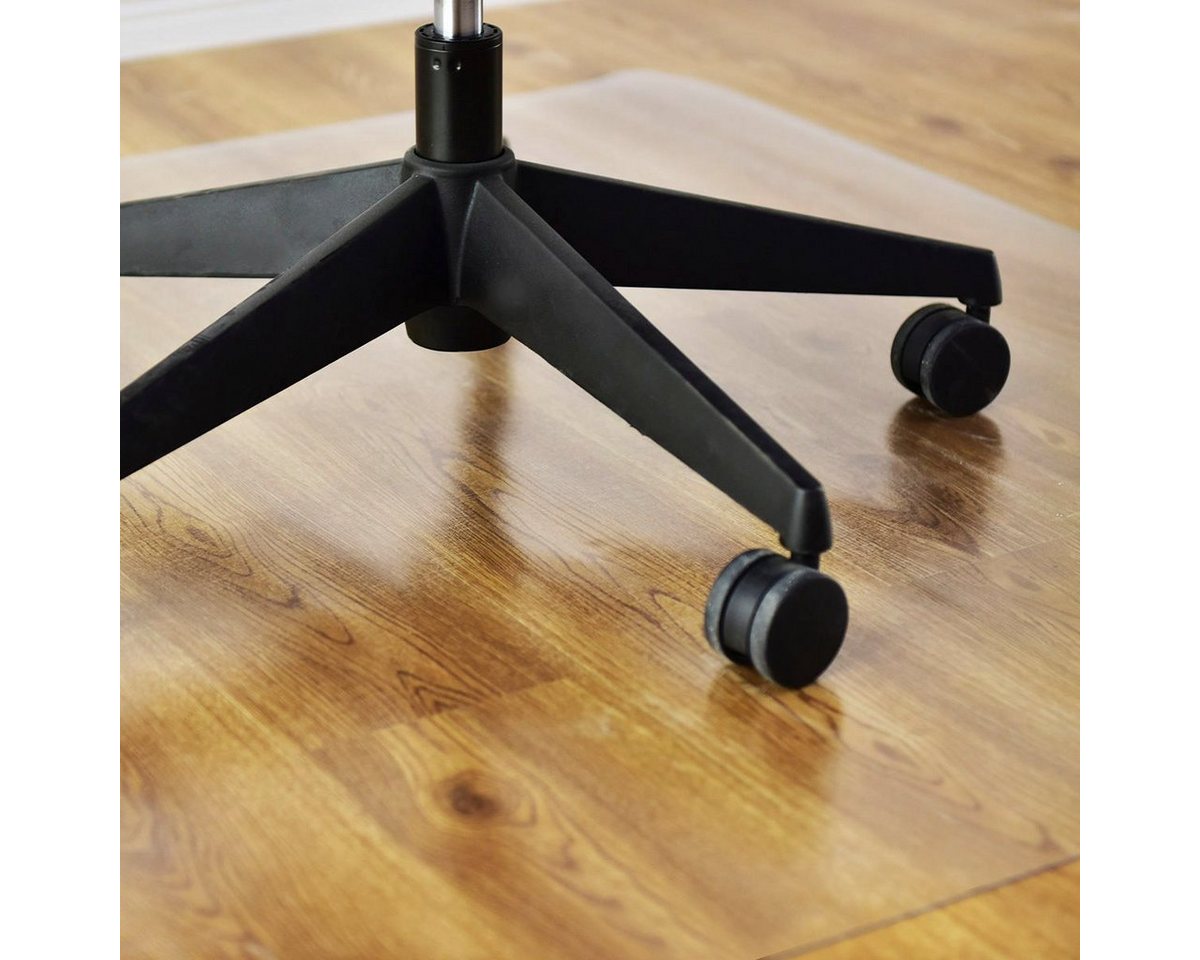 COSTWAY Bodenschutzmatte, für Laminat, Parkett, 120x150cm, transparent – Bild 5 von 5
