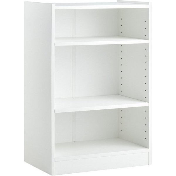 COSTWAY Bücherregal, mit 3 Fächern & verstellbaren Regalen, 30x50x75cm