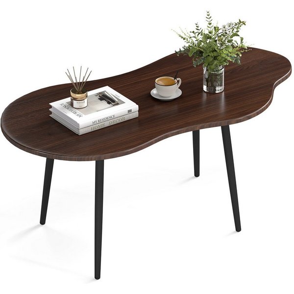 COSTWAY Couchtisch, Wohnzimmertisch holz, kaffeetisch klein