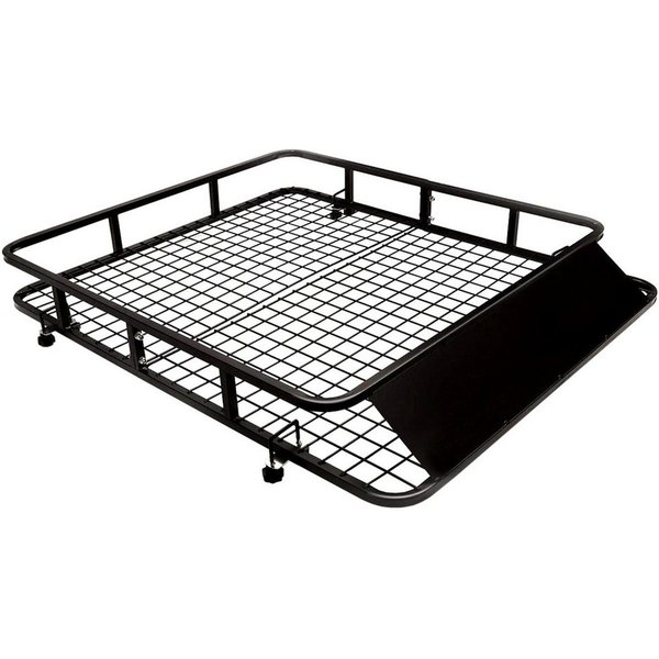 COSTWAY Dachträger, universal Dachkorb für Auto bis 75kg, 122x102x15cm