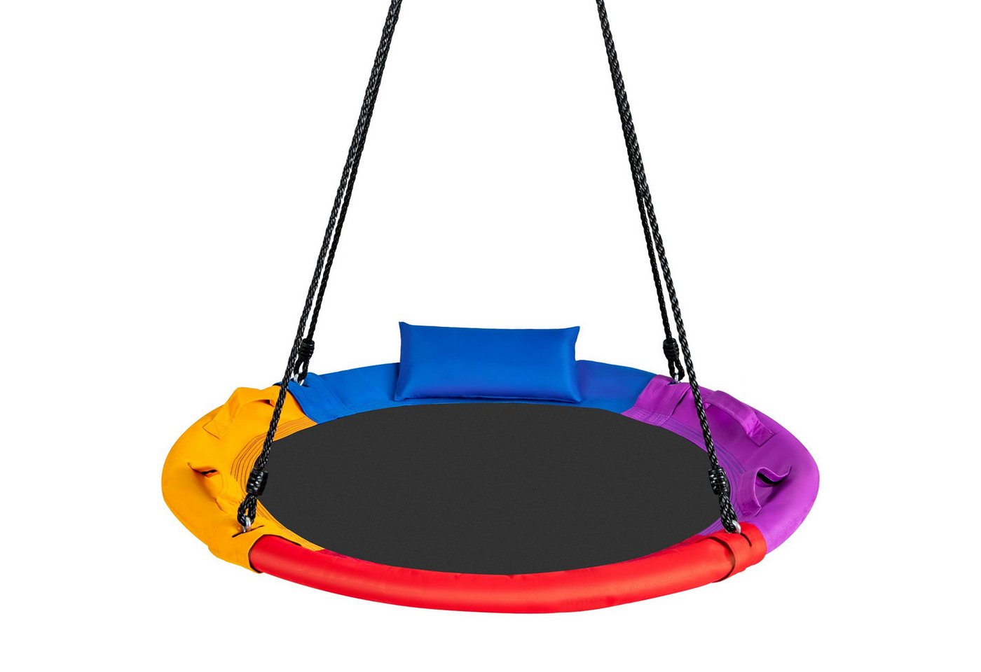 COSTWAY Einzelschaukel, (2-tlg), Schaukelgerüst, Schaukelgestell, mit Nestschaukel – Bild 2 von 5
