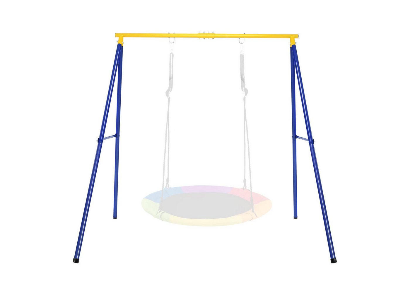 COSTWAY Einzelschaukel, (2-tlg), Schaukelgerüst, Schaukelgestell, mit Nestschaukel – Bild 3 von 5