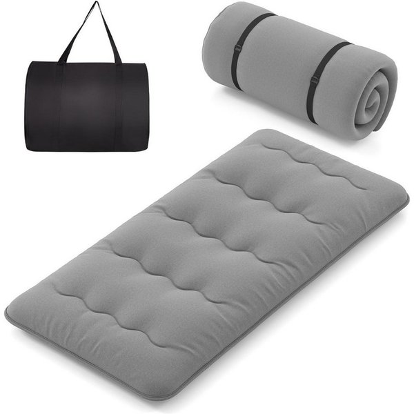 Futonmatratze, COSTWAY, 10 cm hoch, Futon Matratze, Tatami-Matte, Klappmatratze, 90x200cm