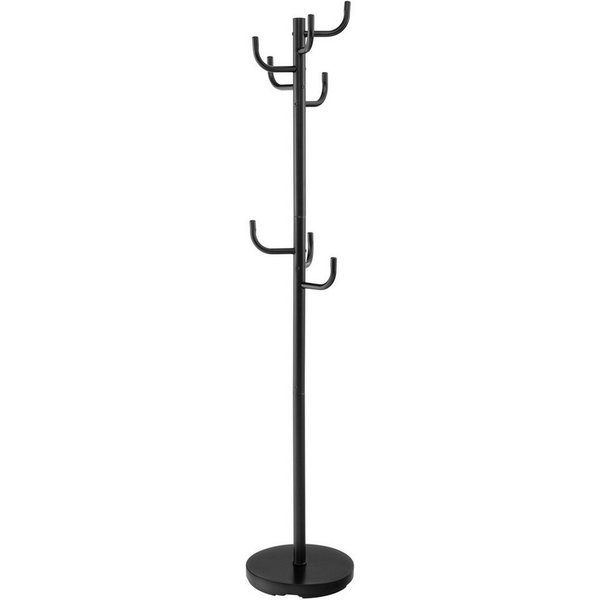 COSTWAY Garderobenständer Kleiderständer, Metall mit 8 Haken, φ33,5 x 175cm