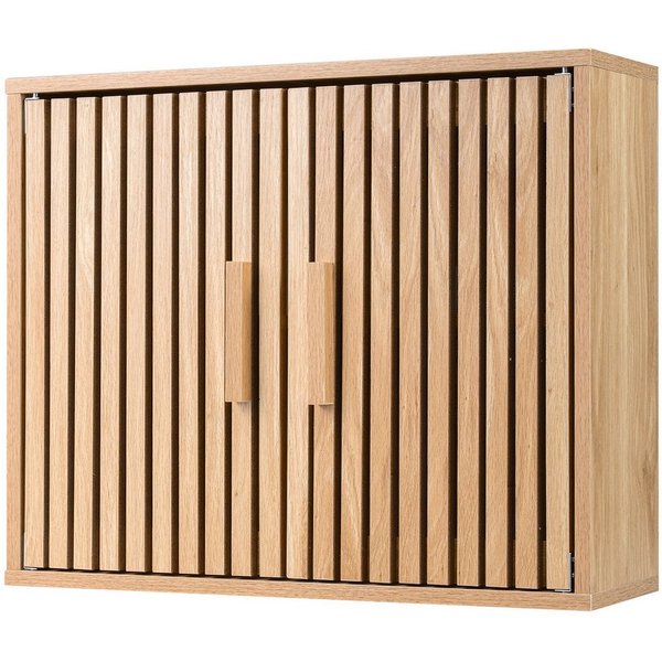 COSTWAY Hängeschrank Bad 60,5 x 20 x 50 cm platzsparender Wandschrank