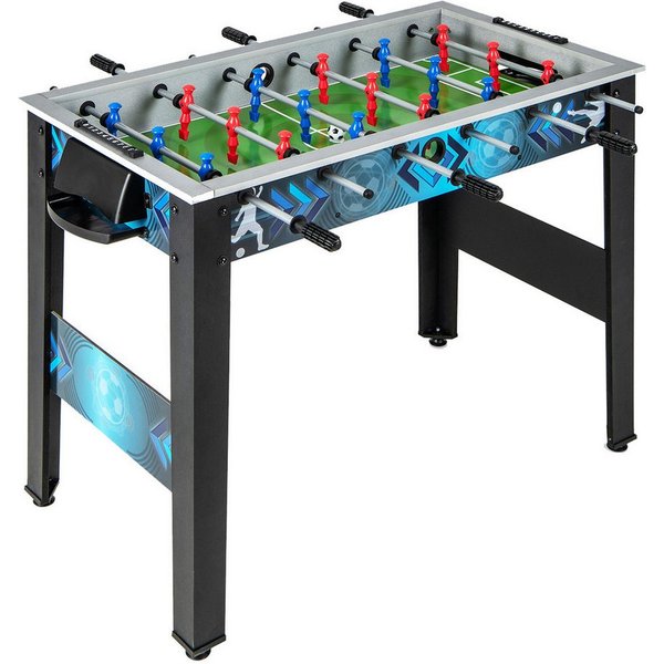 COSTWAY Kickertisch (1-tlg), für Kinder, aus Holz, mit 2 Fußbällen & 18 Spielern