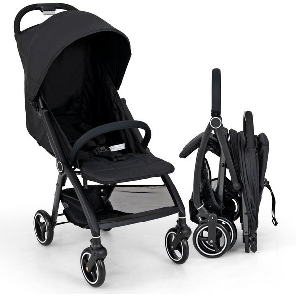 COSTWAY Kinder-Buggy, Kinderwagen klappbar, verstellbar