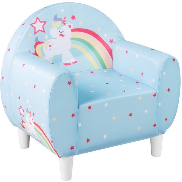 COSTWAY Kindersofa, Kinder Sessel, Spielsofa, Einhorn