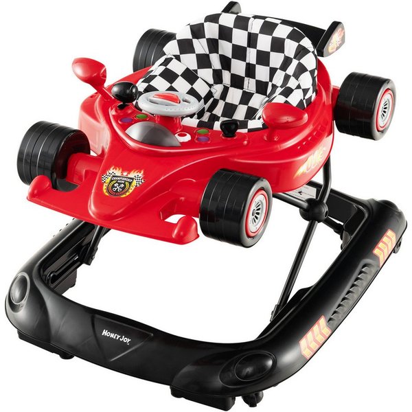 COSTWAY Lauflernwagen, 4 in 1 Baby Lauflernhilfe höhenverstellbar