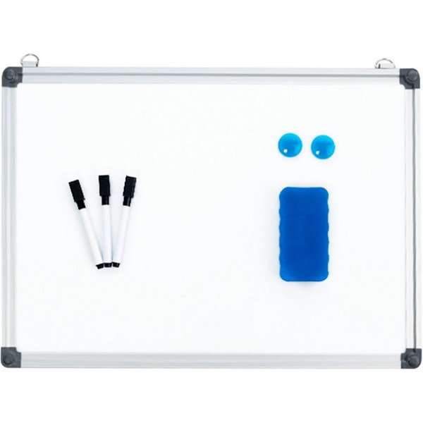 COSTWAY Magnettafel, Whiteboard, Pinnwand Wandtafel Board mit Alurahmen