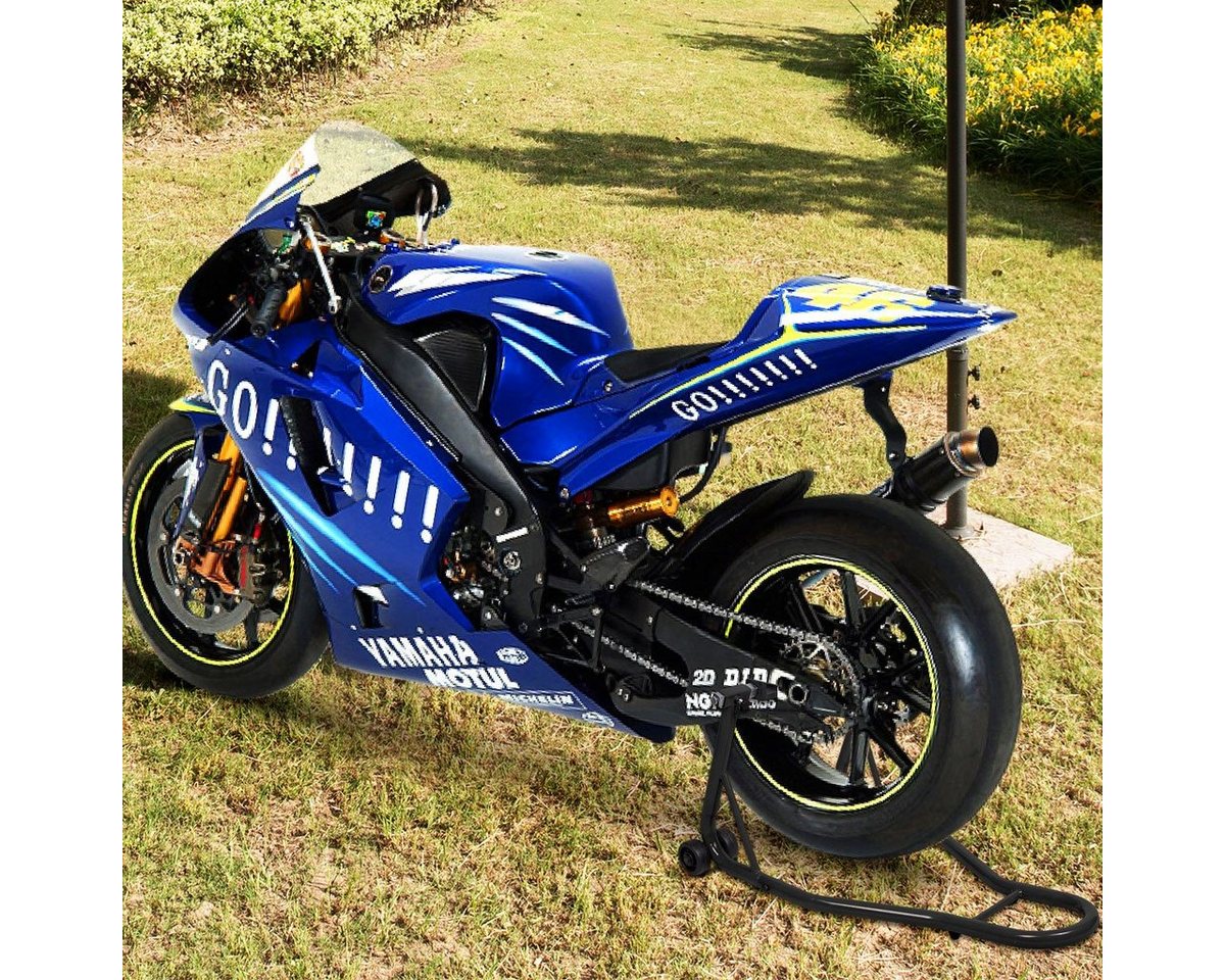 COSTWAY Motorrad-Hauptständer, 23cm-32cm breitenverstellbar, für Hinterrad – Bild 4 von 5