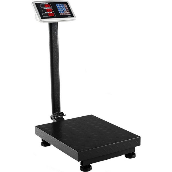 COSTWAY Präzisionswaage, Plattformwaage, mit Preisrechner, 50g/300kg