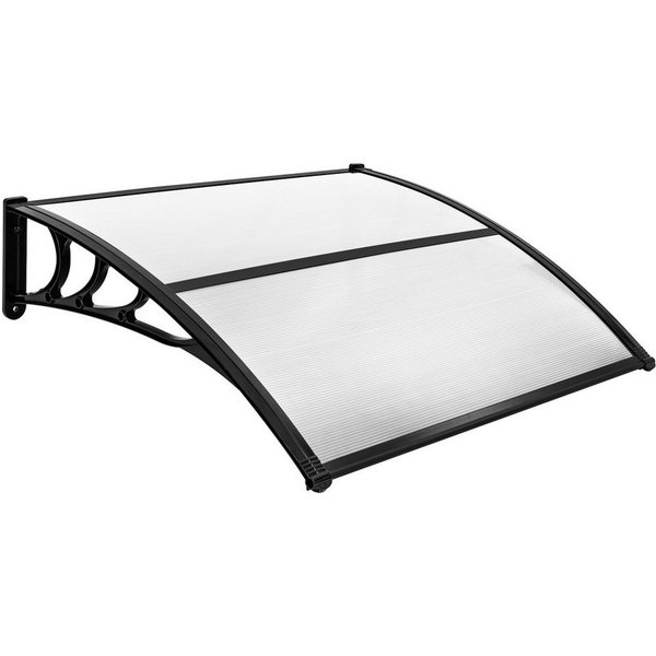 COSTWAY Pultvordach Überdachung, 102 x 98,5cm, Alu