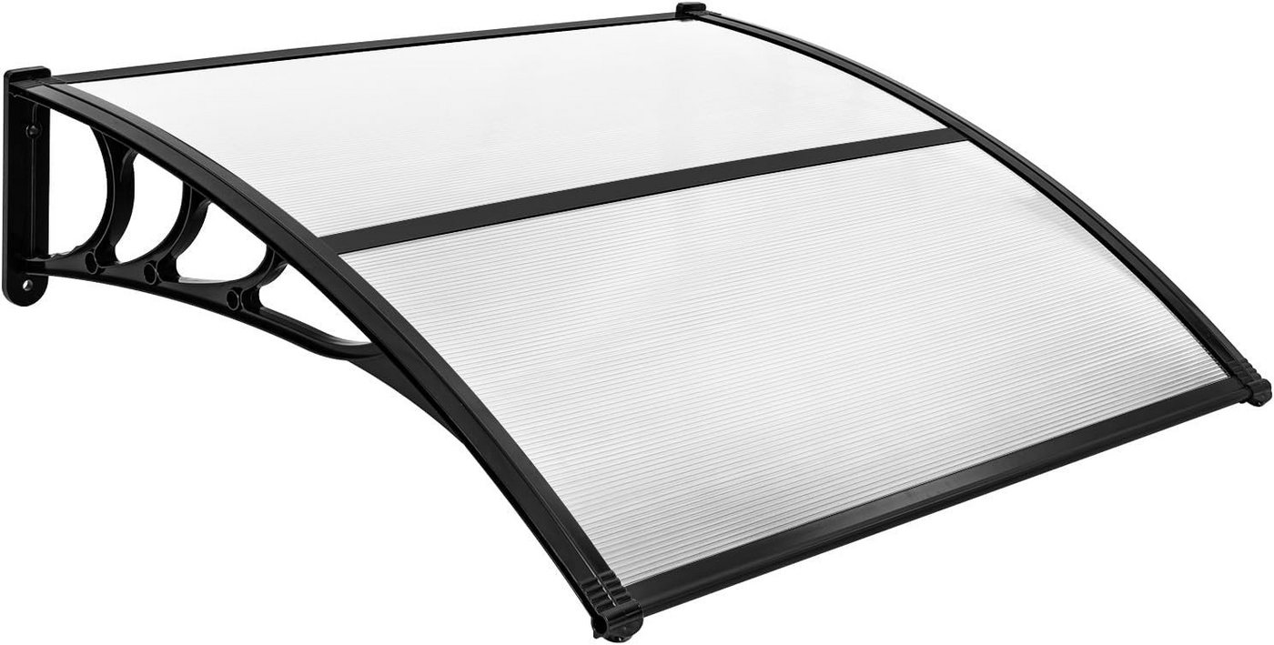 COSTWAY Pultvordach Überdachung, 102 x 98,5cm, Alu – Bild 2 von 3