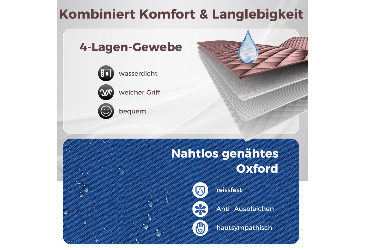 COSTWAY Sauna Dampfsauna Heimsauna, mit Dampfgenerator, Fernbedienung, Fußmassagegerät & Klappstuhl – Bild 4 von 5