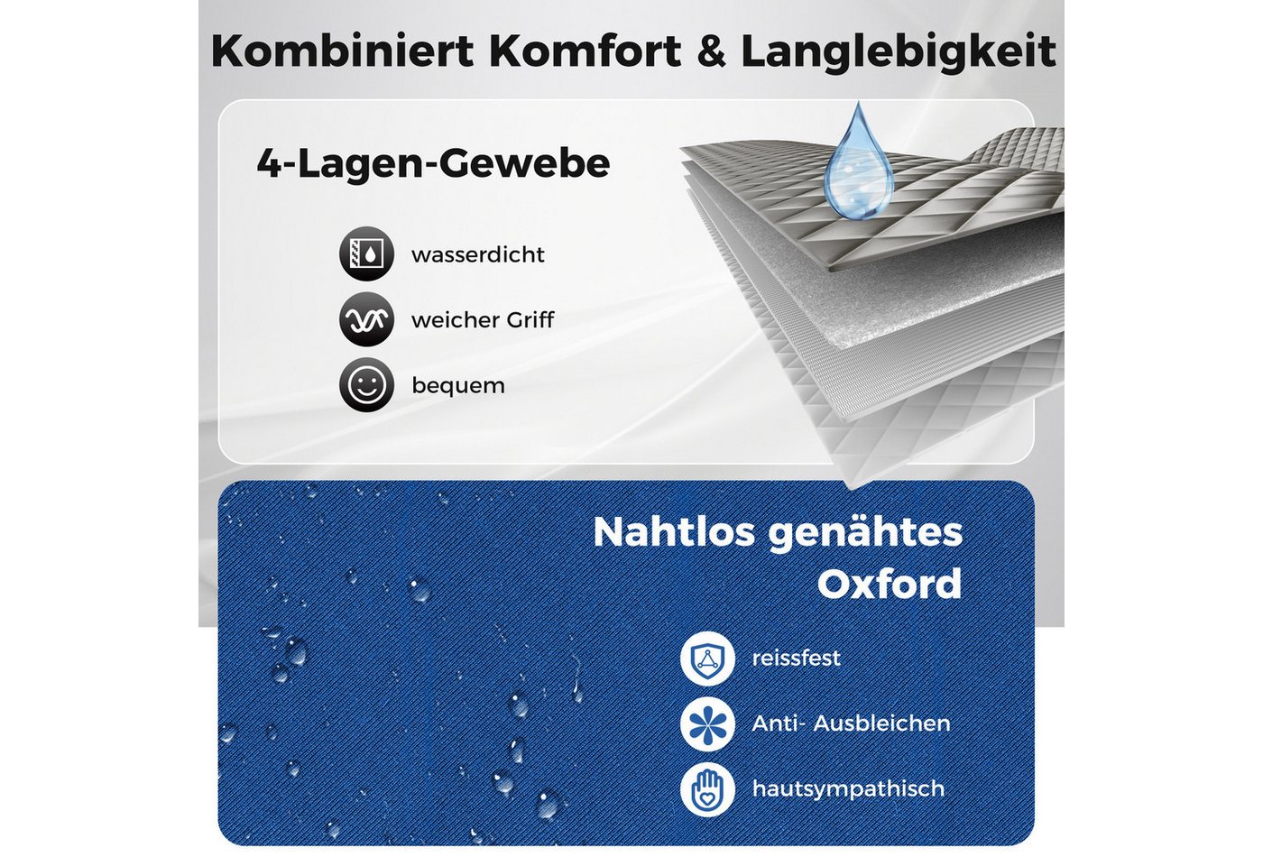 COSTWAY Sauna Dampfsauna Heimsauna, mit Dampfgenerator, Fernbedienung, Fußmassagegerät & Klappstuhl – Bild 4 von 5