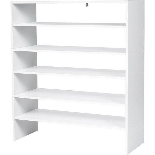 COSTWAY Schuhregal, stapelbar, frei kombinierbar, 27 Paar Schuhe