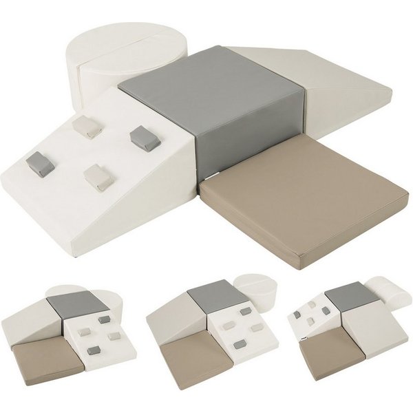 COSTWAY Spielbausteine, (6 St), Kinder Schamstoff Bausteine ab 1 Jahr