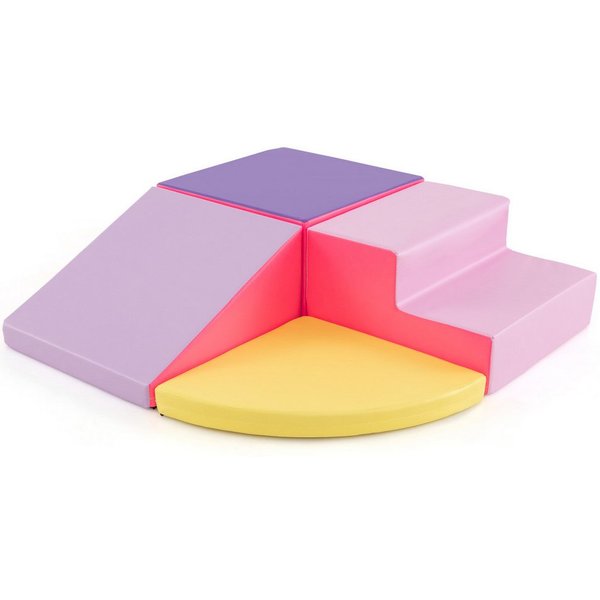 COSTWAY Spielbausteine, (4 St), zum Klettern, mit Klettverschluss