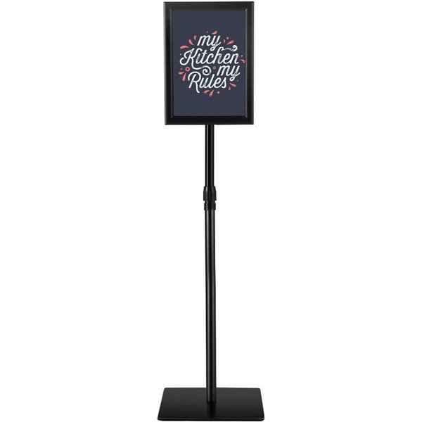COSTWAY Standtafel, (1-tlg), A4 Infoständer mit beschwertem Sockel & 360° Rotation