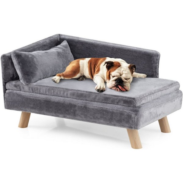 COSTWAY Tiersofa, Katzensofa, Katzencouch, mit 2 abnehmbaren Kissens
