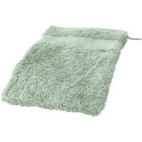 Cotonea Frottier Waschhandschuh 15 x 20 cm, Bio-Baumwolle, salbei