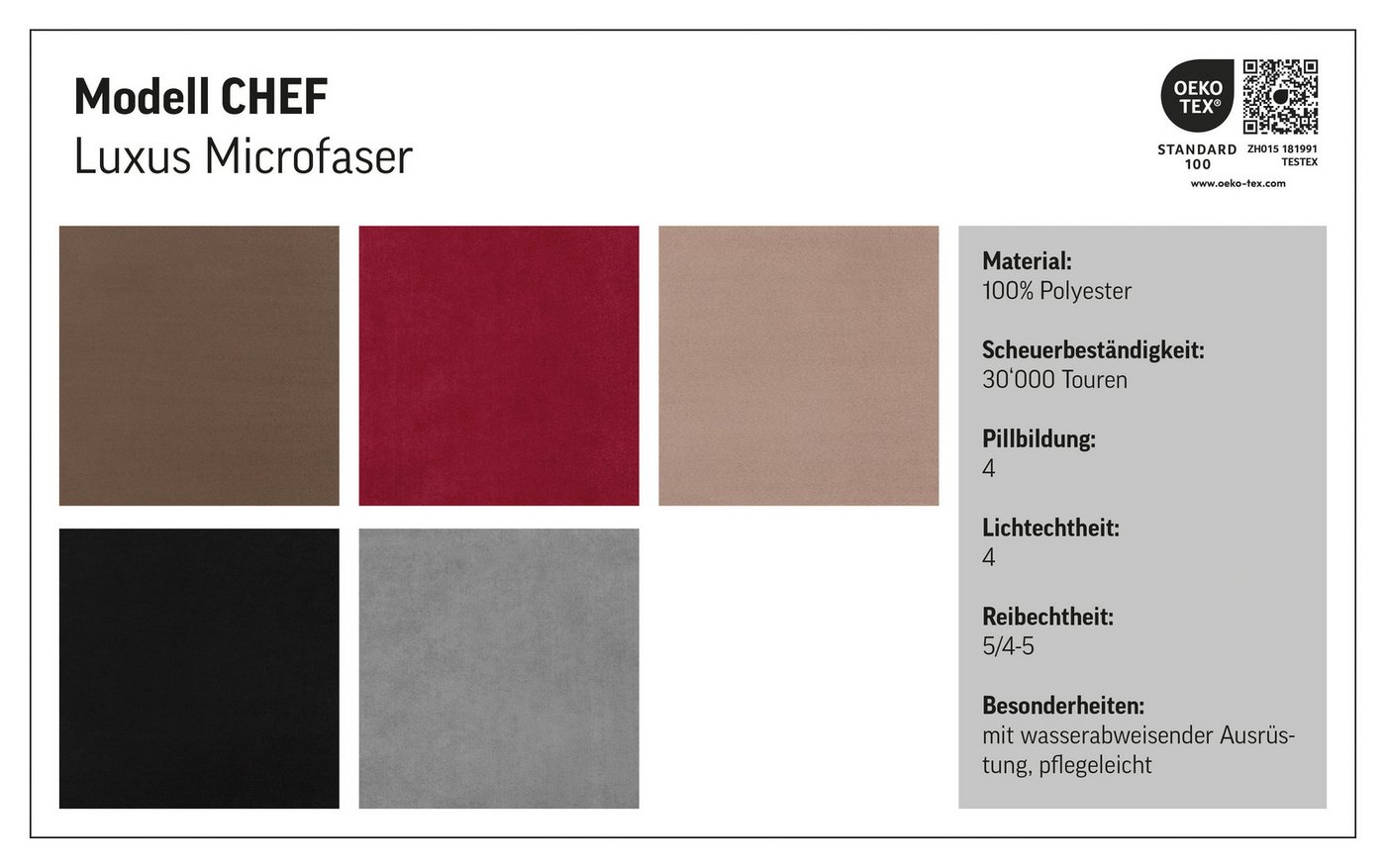 COTTA 3-Sitzer Chef, Big-Sofa mit Kopfteilverstellung, edle Metallkufen – Bild 5 von 5