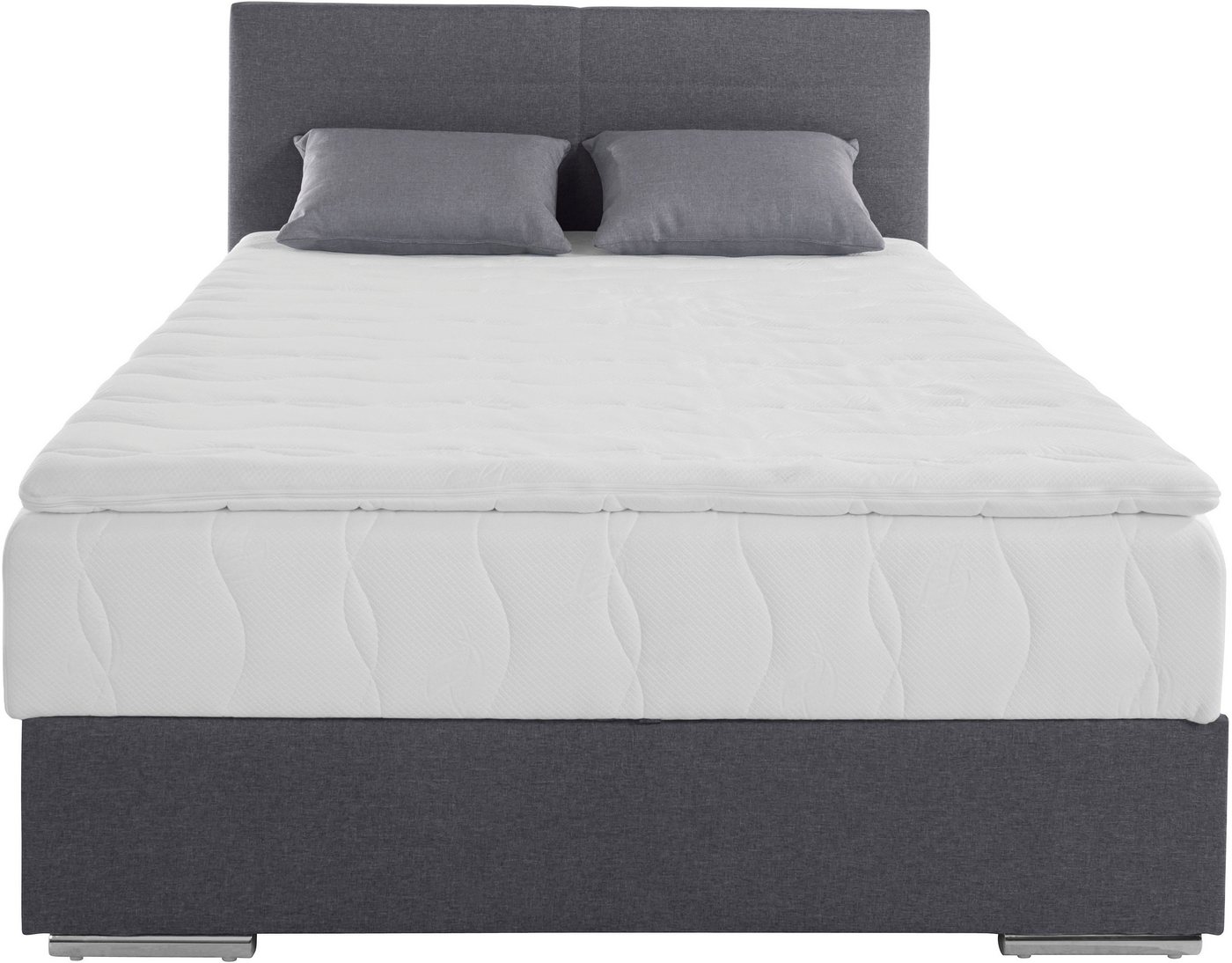 COTTA Boxbett TOM, Stauraumbett mit Bettkasten & 5-Zonen-TFK-Matratze H3, Komfortschaumtopper, Struktur-oder Karostoff, 90/120/140 cm x 200 cm – Bild 5 von 5
