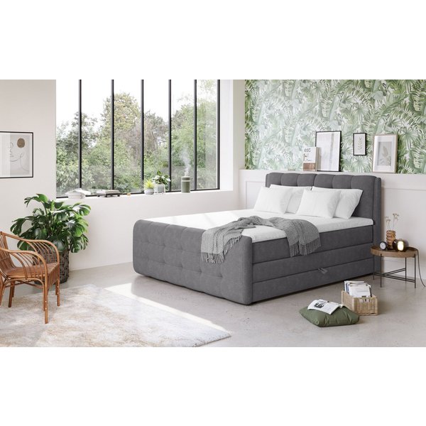 COTTA Boxspringbett Fort mit Bettkasten, inkl. Topper, erhältlich in verschiedenen Breiten (160cm, 180cm & 200cm)