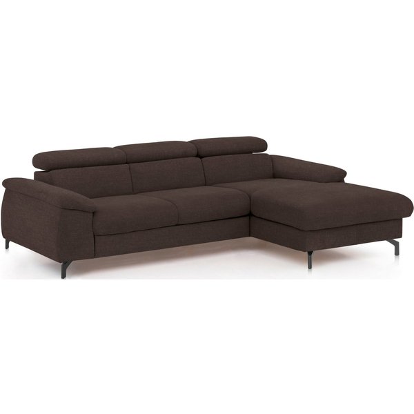 COTTA Ecksofa Kitty L-Form, B: 242 cm, mit Kopfteilverstellung, optional Schlaffunktion & Bettkasten