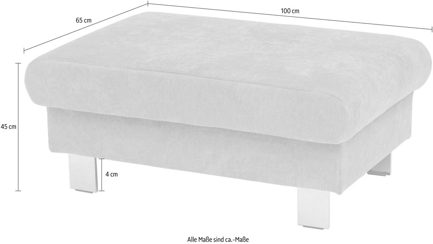 COTTA Hocker Komaris, B: 100 cm, individuell zu kombinieren – Bild 5 von 5