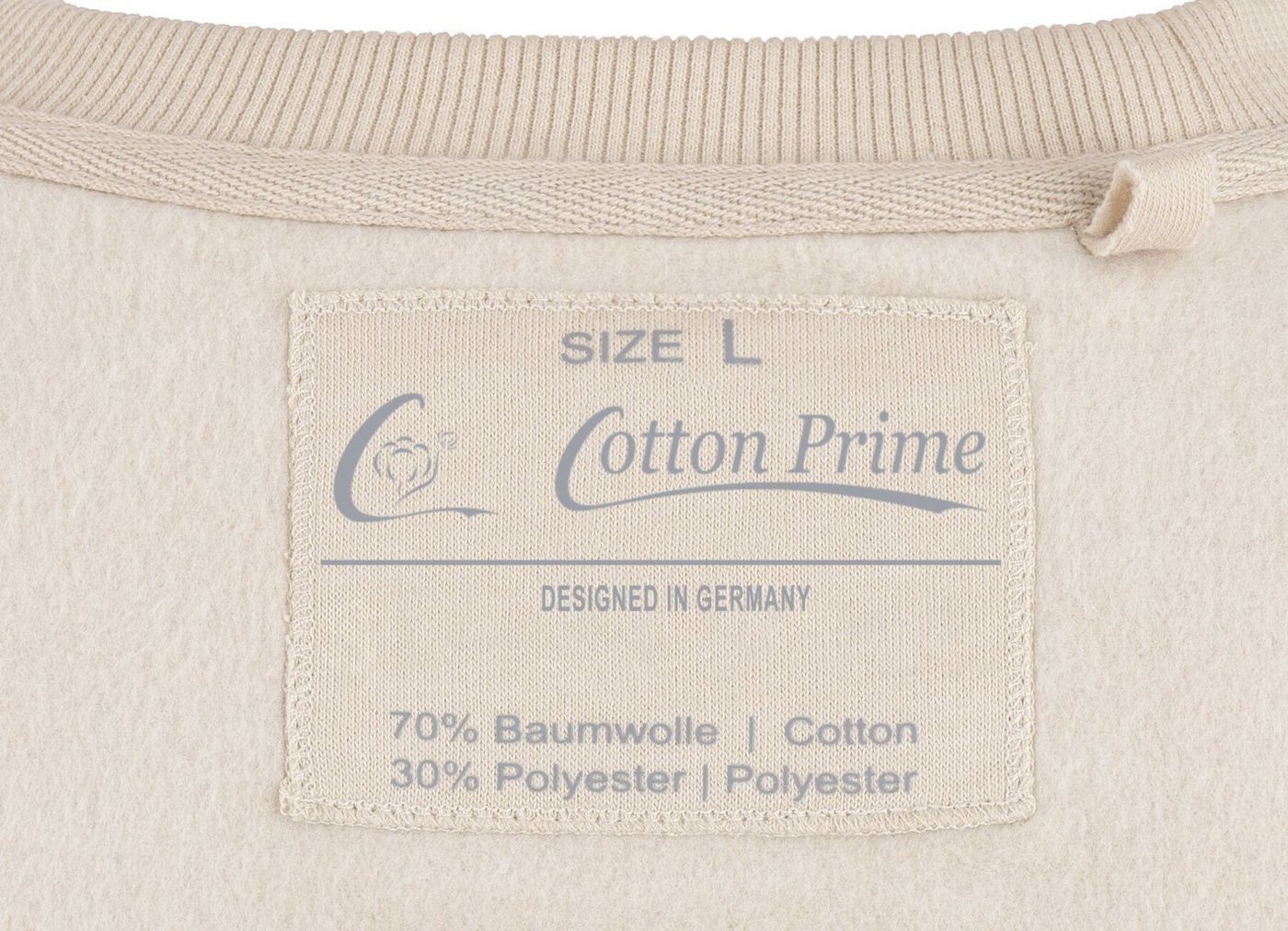 Cotton Prime® Hoodie Sweater Pullover aus Baumwollmischung und weichem Innenfleece – Bild 5 von 5