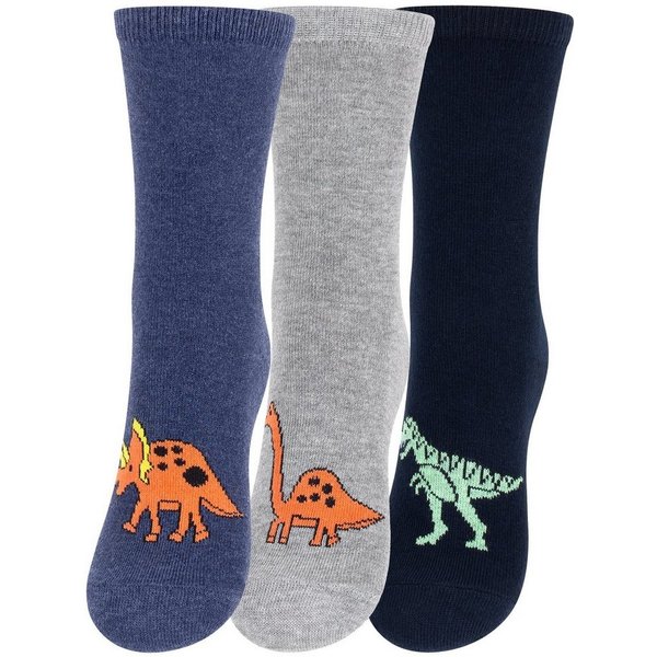 Cotton Prime® Socken (6-Paar) mit Dinomotiven