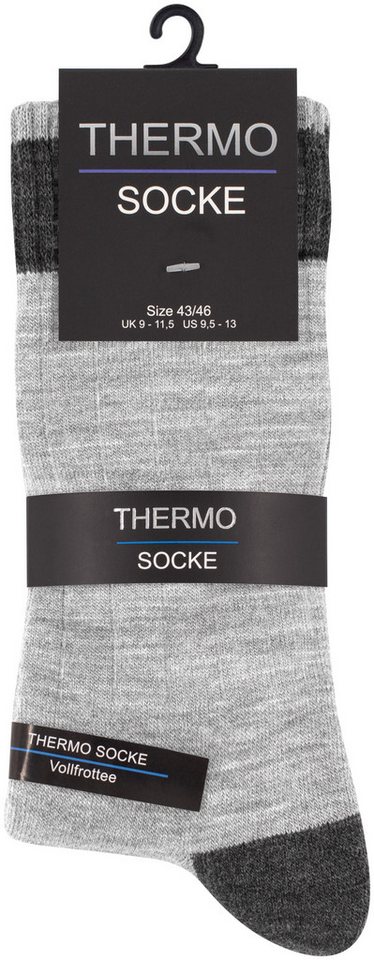 Cotton Prime® Socken THERMO TECH (3-Paar) mit wärmenden Frottee – Bild 2 von 5