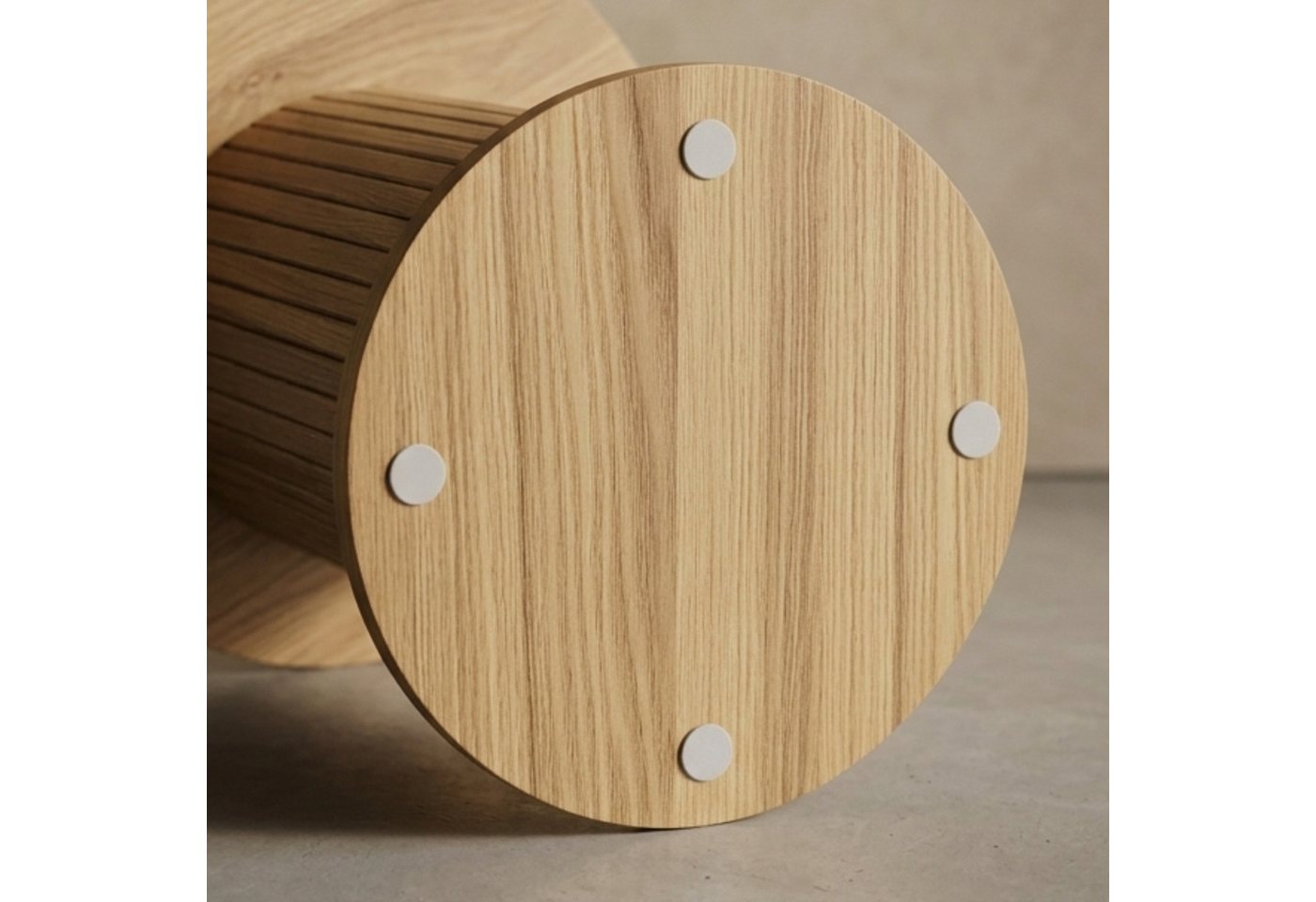 SCAVA Couchtisch Beistelltisch SCAVA, geriffelt, Ø 45 x 50 cm – Bild 3 von 3