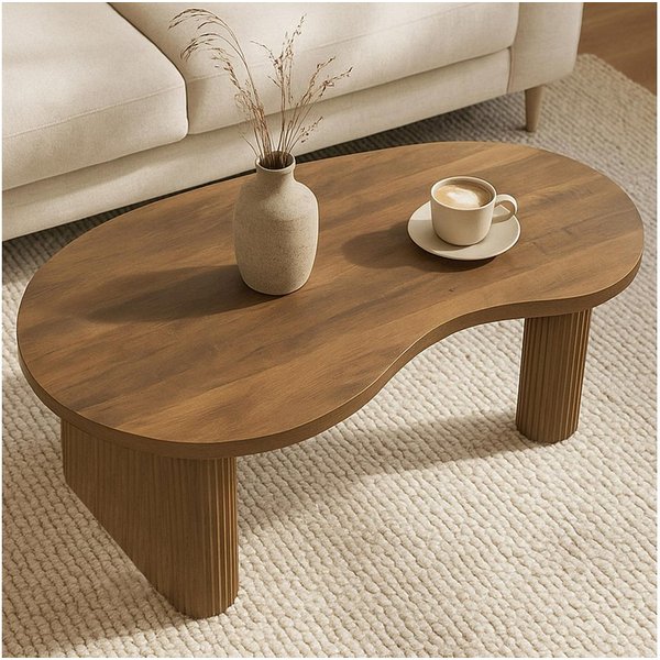 MCW Couchtisch MCW-O29, Inklusive Fußbodenschoner